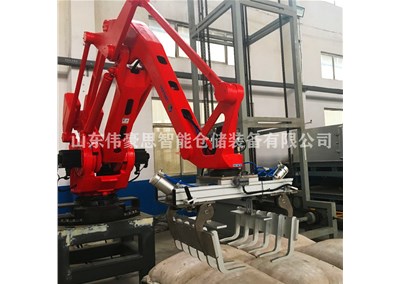 添加劑全自動(dòng)碼垛機(jī)的碼垛工序