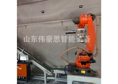 氧化釩智能拆垛拆包線 袋料機器人拆垛設(shè)備